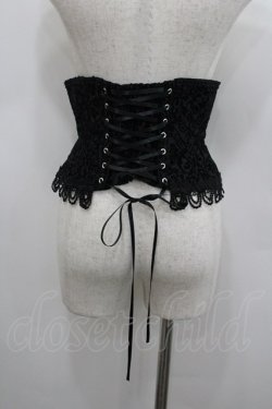 画像3: ALICE and the PIRATES / フロッキーコルセット  黒 I-26-02-23-102-PA-ZA-SA-ZI