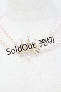 BABY,THE STARS SHINE BRIGHT / ローズリボンティアラネックレス  ゴールド×ピンク I-26-02-23-104-BA-AC-TE-ZI