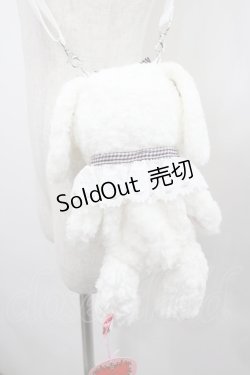 画像3: BABY,THE STARS SHINE BRIGHT / うさくみゃちゃんポシェット  白Ｘ黒ピンクチェック I-26-02-23-106-BA-BG-SA-ZI