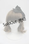 BABY,THE STARS SHINE BRIGHT / ナナメリボンカチューシャ  黒 I-26-02-23-108-BA-AC-SA-ZI