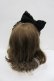 画像3: Angelic Pretty / パールおしゃまリボンカチューシャ  黒 I-26-02-23-110-AP-AC-SA-ZI (3)