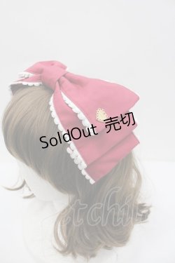 画像2: Angelic Pretty / Dollyヒロインリボンコーム  ボルドー I-26-02-23-111-AP-AC-SA-ZI