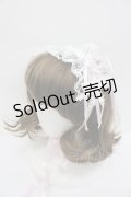 BABY,THE STARS SHINE BRIGHT / はしごレースリボンヘッドドレス  白Ｘピンク I-26-02-23-112-BA-AC-SA-ZI