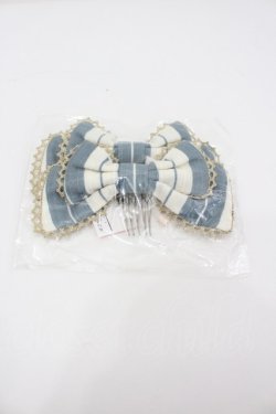 画像1: metamorphose / ハイカラ小町リボンコーム  紺 I-26-02-23-113-ME-AC-SA-ZI