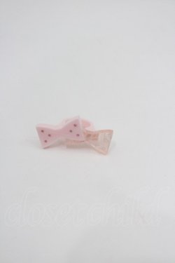 画像1: MILK / ダブルリボンリング  ピンク I-26-02-23-118-ML-AC-SA-ZI