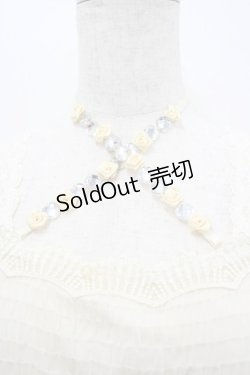 画像2: axes femme / 巻き薔薇&ビジュータンク  生成り I-26-02-23-016-AX-TO-SA-ZI