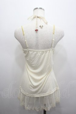 画像3: axes femme / 巻き薔薇モチーフキャミソール  生成り I-26-02-23-017-AX-TO-SA-ZI