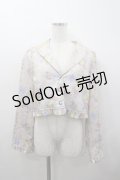 axes femme kawaii / クラシックブーケ柄ジャケット M ベージュ I-26-02-23-025-AX-JA-TE-ZI