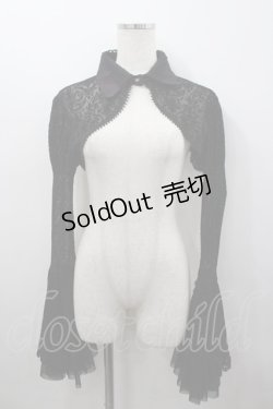 画像1: abilletage / Corset d Ombreボレロ 4 黒Ｘ紫 I-26-02-23-026-GO-TO-SA-ZI