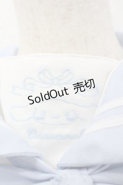 画像2: サンリオ / シナモロールセーラートップス M 白Ｘサックス I-26-02-23-003-EL-TO-SA-ZI