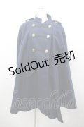 axes femme / ナポレオンマント風コート M ネイビー I-26-02-23-030-AX-CO-SA-ZI