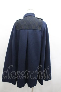 画像3: axes femme / ナポレオンマント風コート M ネイビー I-26-02-23-030-AX-CO-SA-ZI