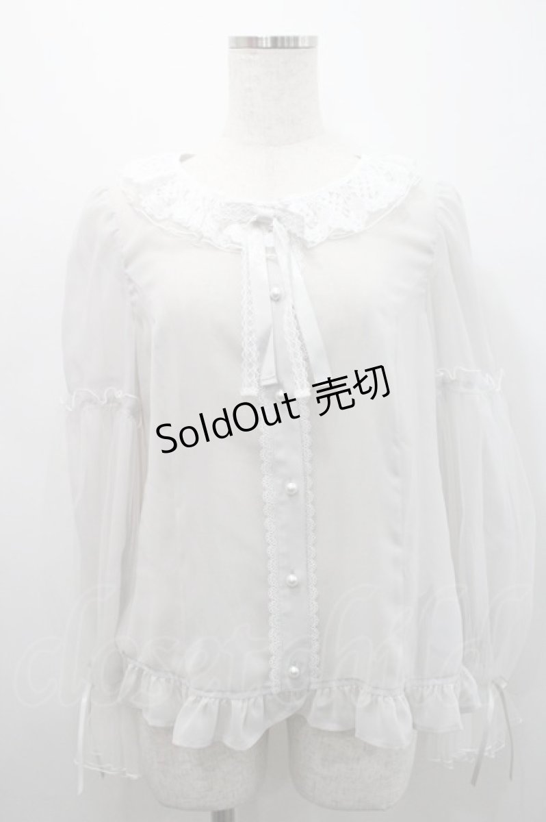 画像1: Angelic Pretty / Marquiseブラウス  白 I-26-02-25-001-AP-BL-SA-ZI (1)