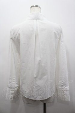 画像3: MIHO MATSUDA / フロントリボン長袖ブラウス  白Ｘ黒 I-26-02-25-029-GO-BL-SA-ZI