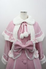 画像3: BABY,THE STARS SHINE BRIGHT / リボンミルキーコート  ピンクＸ白 I-26-02-25-035-BA-CO-SA-ZTC013 (3)