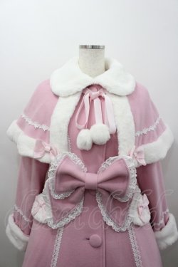 画像3: BABY,THE STARS SHINE BRIGHT / リボンミルキーコート  ピンクＸ白 I-26-02-25-035-BA-CO-SA-ZI