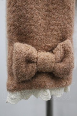 画像2: BABY,THE STARS SHINE BRIGHT / Teddy Ribbonジャケット  ブラウンＸ白 I-26-02-25-036-BA-JA-SA-ZI