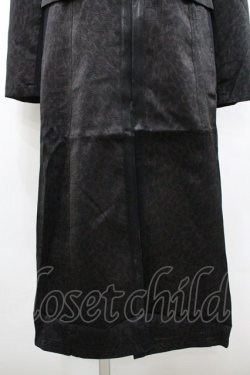 画像3: Qutie Frash / レオパードチャイナデザインロングジャケット  黒Ｘブラウン I-26-02-25-040-QU-OP-SA-ZI