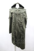 Ozz conte / フードベルトロングジャケット  カーキ I-26-02-25-042-OO-JA-SA-ZI