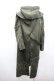 画像4: Ozz conte / フードベルトロングジャケット  カーキ I-26-02-25-042-OO-JA-SA-ZI (4)