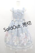 Angelic Pretty / Charlotte's Bearジャンパースカート  サックス I-26-02-25-045-AP-OP-SA-ZI
