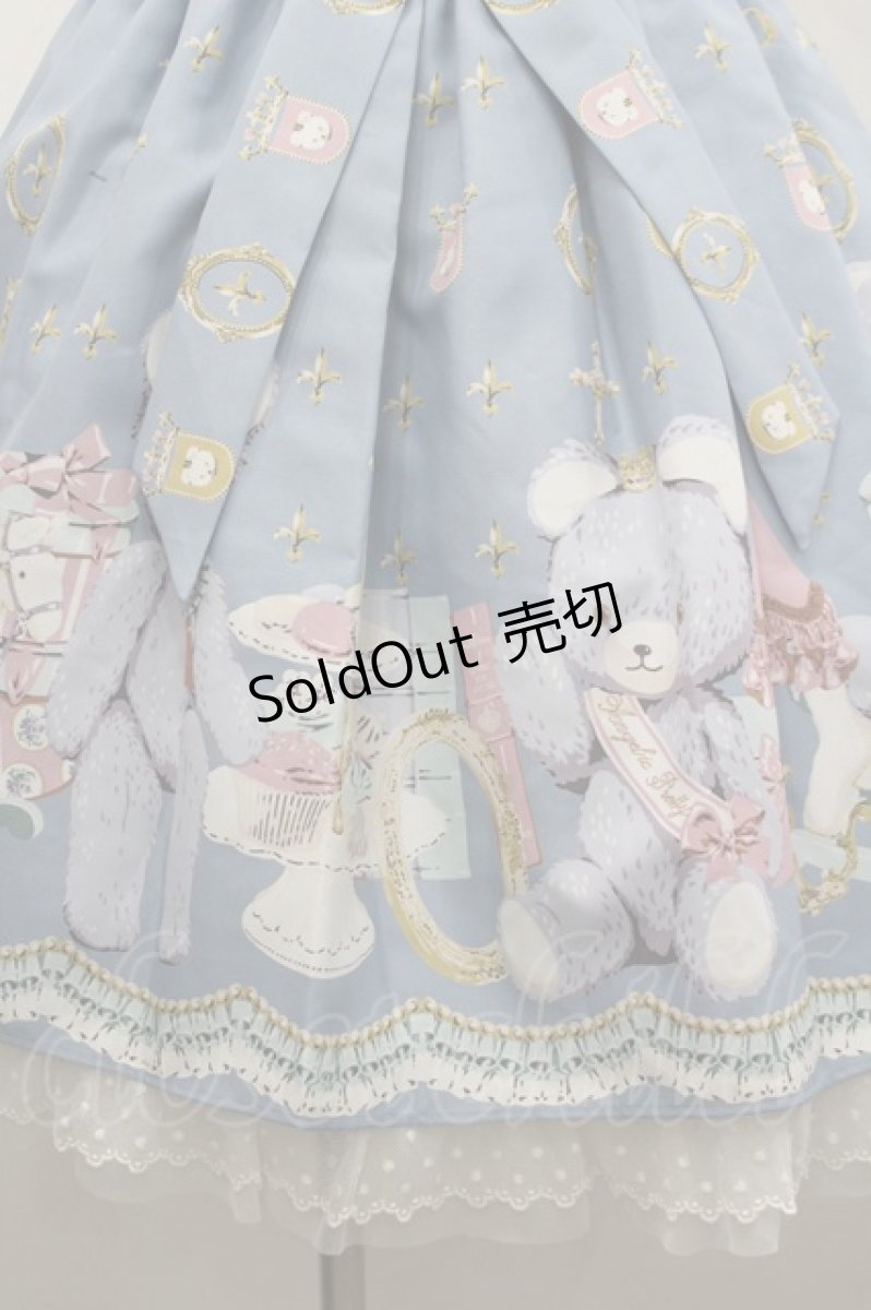 画像3: Angelic Pretty / Charlotte's Bearジャンパースカート  サックス I-26-02-25-045-AP-OP-SA-ZI (3)
