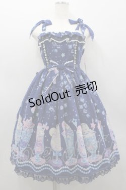 画像1: Angelic Pretty / Cream Soda Mermaidジャンパースカート  紺 I-26-02-25-046-AP-OP-SA-ZI