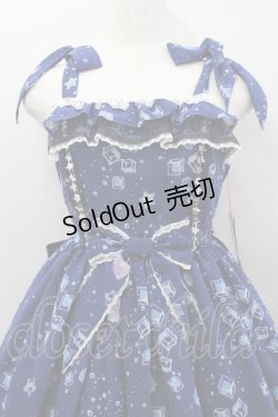 画像2: Angelic Pretty / Cream Soda Mermaidジャンパースカート  紺 I-26-02-25-046-AP-OP-SA-ZI