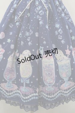 画像3: Angelic Pretty / Cream Soda Mermaidジャンパースカート  紺 I-26-02-25-046-AP-OP-SA-ZI