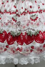画像3: BABY,THE STARS SHINE BRIGHT / Juicy Strawberry MemoryジャンパースカートI  白 I-26-02-25-048-BA-OP-SA-ZI (3)