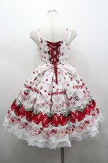 画像4: BABY,THE STARS SHINE BRIGHT / Juicy Strawberry MemoryジャンパースカートI  白 I-26-02-25-048-BA-OP-SA-ZI (4)