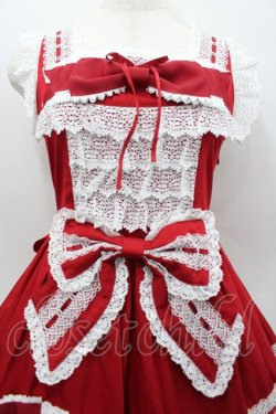 画像2: BABY,THE STARS SHINE BRIGHT / Amandineジャンパースカート  エンジ I-26-02-25-049-BA-OP-SA-ZI