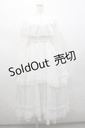 Hoshibako Works / アンジェリカ　ヨークレースワンピース  白 I-26-02-25-053-LO-OP-SA-ZI