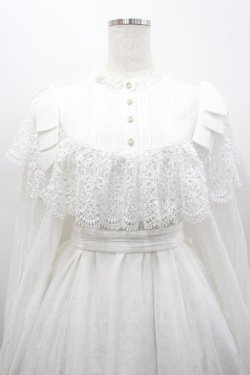 画像2: Hoshibako Works / アンジェリカ　ヨークレースワンピース  白 I-26-02-25-053-LO-OP-SA-ZI