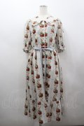 Melody BasKet / Strawberry Roseフロントボタンワンピース L アイボリー I-26-02-25-056-LO-OP-SA-ZI