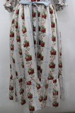 画像3: Melody BasKet / Strawberry Roseフロントボタンワンピース L アイボリー I-26-02-25-056-LO-OP-SA-ZI (3)