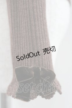 画像3: Emily Temple cute / レースフリルタートルニット  ブラウン I-26-02-25-006-ET-TO-SA-ZI