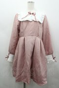 DearMyLove / ジャガードスクエア切替ワンピース 3L ピンク I-26-02-25-059-EL-OP-IG-ZI