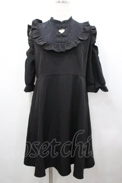 画像1: DearMyLove / レースチャイナデザインワンピース LL クロ I-26-02-25-060-EL-OP-IG-ZI