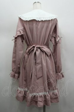 画像4: DearMyLove / はしごレースフリルリボンワンピース 3L ピンク×シロ I-26-02-25-062-EL-OP-IG-ZI