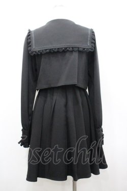 画像4: DearMyLove / ドッキングセーラーワンピース  黒 I-26-02-25-063-EL-OP-SA-ZI
