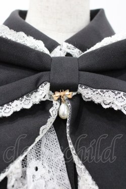 画像4: Secret Honey / レース袖ブラウス&ショートパンツセットアップ  黒Ｘ白 I-26-02-25-074-CA-OP-SA-ZI