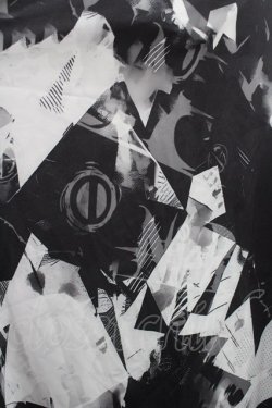 画像3: NieR Clothing / 総柄カーディガン  黒ｘ白 I-26-02-25-008-PU-TO-SA-ZI