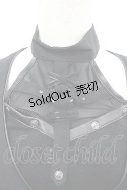 画像4: Ozz Croce / クロスダブルZIPフードカーディガン  黒 I-26-02-25-077-OO-TO-SA-ZI