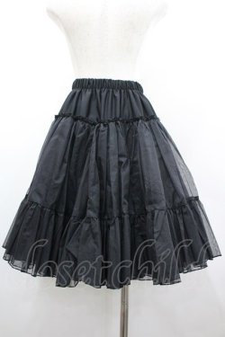 画像2: Hoshibako Works / チュールパニエ  黒 I-26-02-25-083-LO-SK-SA-ZI