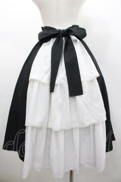 画像2: MIHO MATSUDA / スカート・ヴィフィール  黒Ｘ白 I-26-02-25-084-GO-SK-SA-ZI