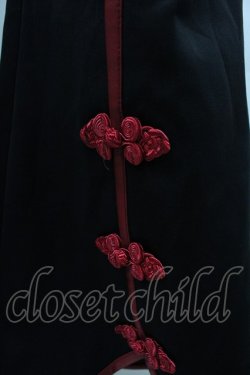 画像3: Qutie Frash / チャイナパンツ L 黒Ｘ赤 I-26-02-25-090-QU-PA-SA-ZI