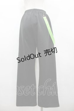 画像2: ACDC RAG / 渦雷パンツ  黒Ｘ緑 I-26-02-25-091-PU-PA-SA-ZI