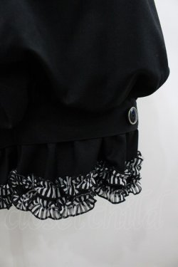 画像3: BPN / 裾ストライプフリルハーフパンツ M 黒Ｘ白 I-26-02-25-092-GO-PA-SA-ZI