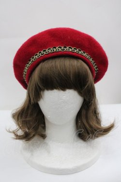 画像2: Angelic Pretty / Noble Collectionベレー  赤 I-26-02-25-101-AP-AC-SA-ZI